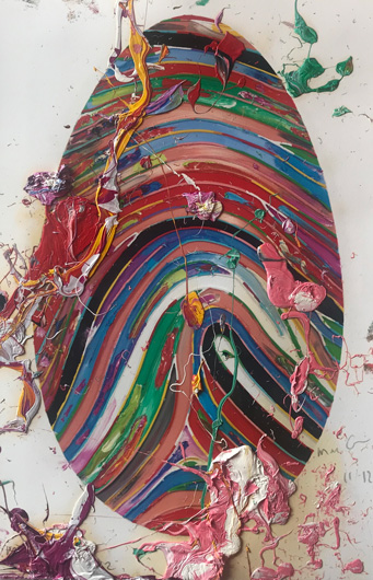 Image no. 94: Labyrinth Monoprint (Marc Quinn), code=V, ord=360, date=2014
