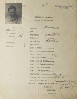 Image no. 180: Self-portrait (Demande de Pa... (Constantin Brancusi), code=V, ord=4, date=1926