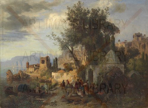 Image no. 3757: Evening by the Kura River ... (Paul Von Franken), code=H, ord=0, date=1865