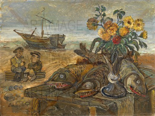 Image no. 3763: Two Fishermen (David Davidovich Burliuk), code=H, ord=0, date=1948