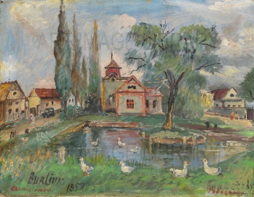 Image no. 3764: Podebrady, Czechoslovakia. (David Davidovich Burliuk), code=H, ord=0, date=1957
