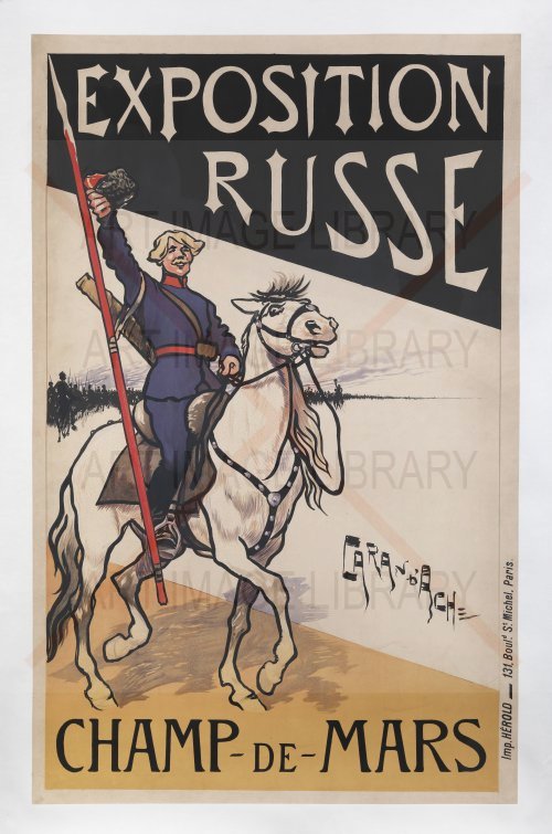 Image no. 3770: A Poster `Exposition russe` (Caran D`Ache), code=V, ord=0, date=late 19th century