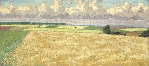 Image no. 3800: Corn Field and Ploughed Field (Aleksandr Gerasimov), code=P, ord=0, date=mid 20th century