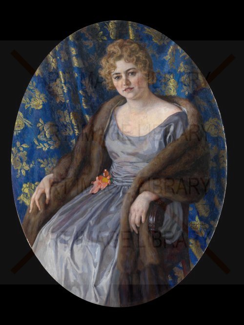 Image no. 3802: Female Portrait. (Nikolay Bogdanov-Belsky, Nikolay Petrovich Bogdanov-Belsky), code=V, ord=0, date=-