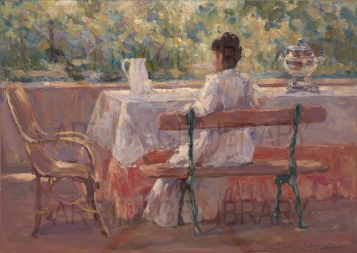 Image no. 3807: Tea on the Terrace. (Kyriyak Kostandi), code=H, ord=0, date=1919