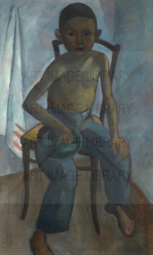 Image no. 3812: Boy with a Cap, Sitting on... (Robert Falk), code=N, ord=0, date=1910