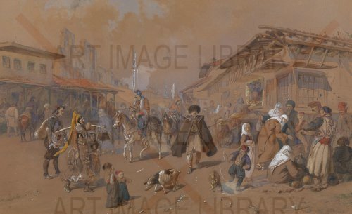 Image no. 3826: An Oriental Bazaar. (Mikhail Zichy), code=H, ord=0, date=1867