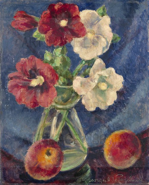 Image no. 3829: Still Life with Hollyhocks... (Georges Pogedaieff), code=V, ord=0, date=1966