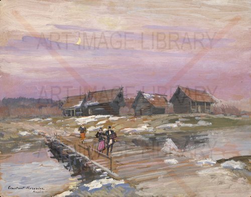 Image no. 3835: At the River Nerl (Konstantin Korovin), code=H, ord=0, date=early 20th century