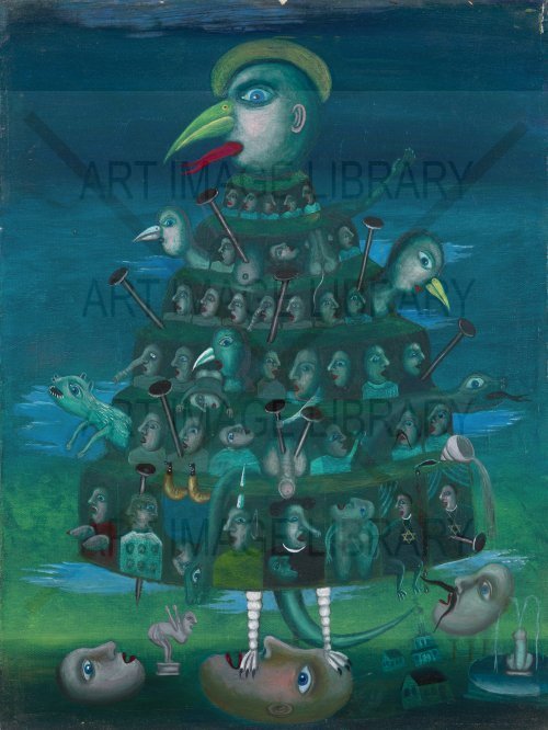 Image no. 3576: Tower. Self-Portrait No 1 (Leonid Purygin), code=V, ord=0, date=1989
