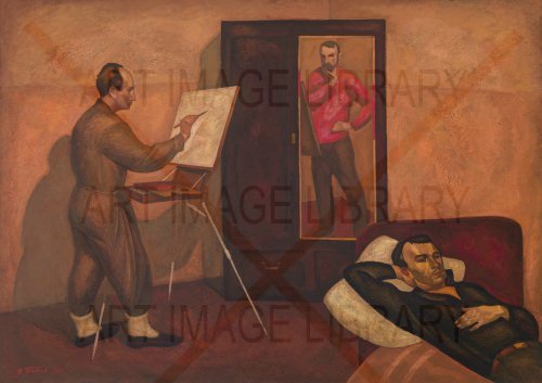 Image no. 3536: Three Artists (Viktor Popkov), code=H, ord=0, date=1962