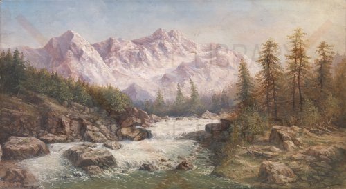 Image no. 3620: Mountain Landscape with a ... (Ilya Zankovsky), code=P, ord=0, date=late 19th century