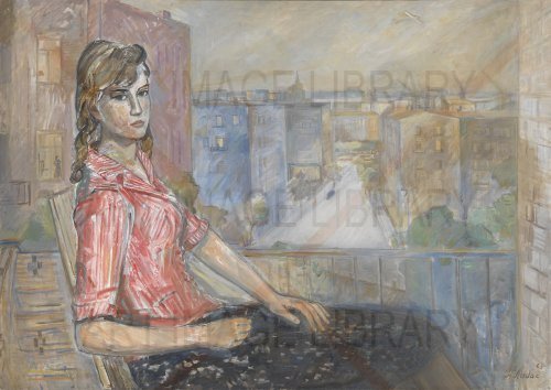 Image no. 3636: Girl on the Balcony (Alexander Labas), code=H, ord=0, date=1963
