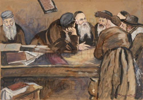 Image no. 3844: Meeting of the Elders (Solomon Kishinevsky), code=H, ord=0, date=early 20th century