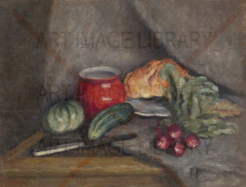 Image no. 3849: Still Life With Vegetables (Ilya Mashkov), code=H, ord=0, date=early 20th century