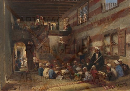 Image no. 3851: School in Cairo (Konstantin Makovsky), code=H, ord=0, date=early 20th century