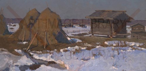 Image no. 3855: Haystacks and Barns, Shily... (Vladimir Stozharov), code=P, ord=0, date=1969