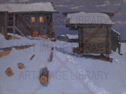 Image no. 3862: Evening. The Lights Are On (Vladimir Stozharov), code=H, ord=0, date=1966