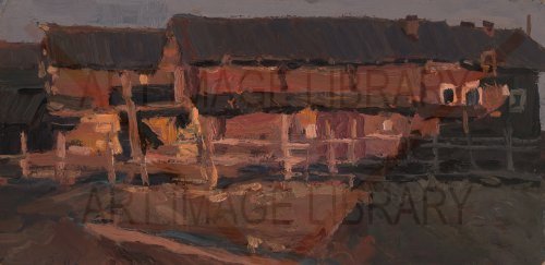 Image no. 3864: Houses on the Riverbank, G... (Vladimir Stozharov), code=P, ord=0, date=1964