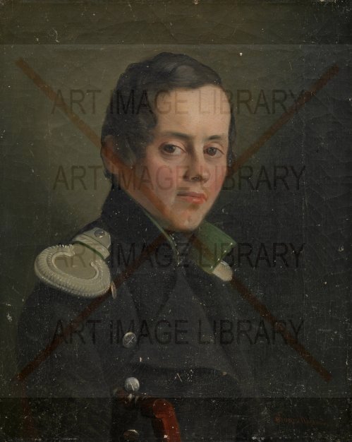 Image no. 3889: Portrait of a Young Officer (Fedor Tulov), code=V, ord=0, date=1841