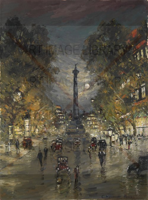Image no. 3900: Place de la Bastille at Night (Konstantin Korovin), code=V, ord=0, date=early 20th century
