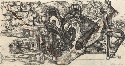 Image no. 3908: Futuristic Composition (Ernst Neizvestny), code=P, ord=0, date=late 20th century