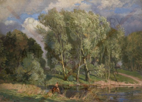 Image no. 3929: Bathing of a Horse (Anatoly Treskin), code=H, ord=0, date=mid 20th century