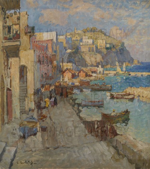 Image no. 3933: Fishing Village on Capri (Konstantin Gorbatov), code=V, ord=0, date=early 20th century