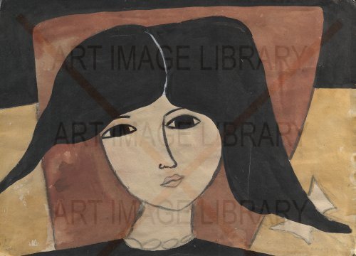 Image no. 3937: Portrait of a Girl (Evgeny Kropivnitsky), code=H, ord=0, date=mid 20th century