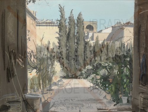 Image no. 3966: A Courtyard in Florence (Dimitri Bouchene), code=H, ord=0, date=1930