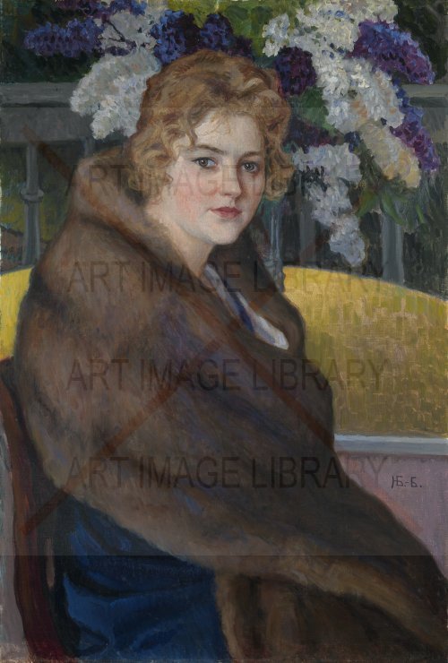 Image no. 3972: Portrait of Maria Emelianova (Nikolay Bogdanov-Belsky, Nikolay Petrovich Bogdanov-Belsky), code=V, ord=0, date=early 20th century