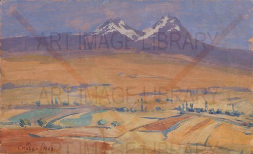 Image no. 3980: Mountain Aragats (Martiros Saryan), code=H, ord=0, date=1923
