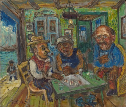 Image no. 4008: Card Players (David Davidovich Burliuk), code=S, ord=0, date=1954