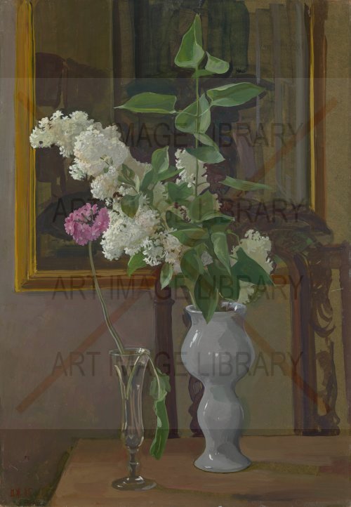 Image no. 4010: White Lilacs (Dmitry Zhilinsky), code=V, ord=0, date=late 20th century