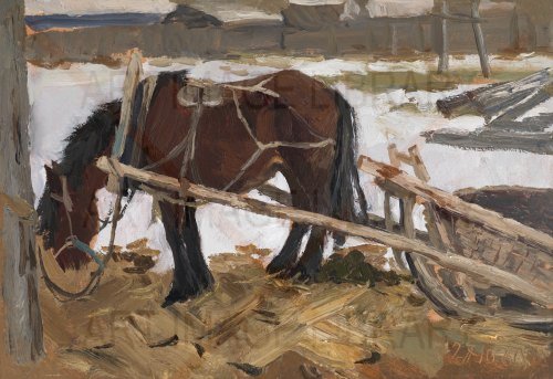 Image no. 4020: Horse with a Sledge, Villa... (Vladimir Stozharov), code=H, ord=0, date=1960