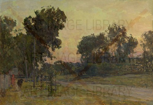 Image no. 3659: Evening in the Village (Aleksei Mikhailovich Gritsai, Aleksei Gritsai), code=H, ord=0, date=mid 20th century