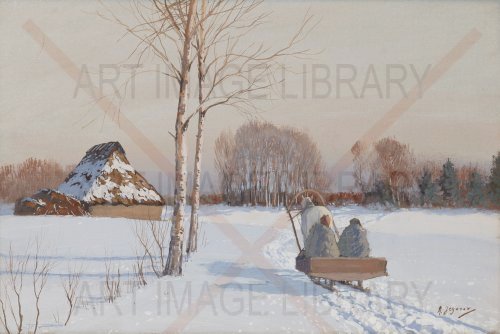 Image no. 3560: Winter Road (Andrei Egorov), code=H, ord=0, date=early 20th century