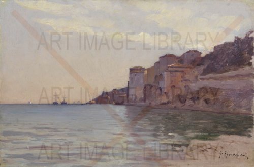 Image no. 4122: By the Italian Seacoast (Iosif Evstafevich Krachkovsky), code=H, ord=0, date=mid 20th century