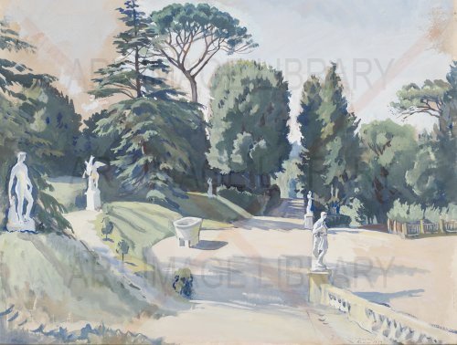 Image no. 4143: The Boboli Gardens, Florence (Zinaida Serebriakova), code=H, ord=0, date=1932