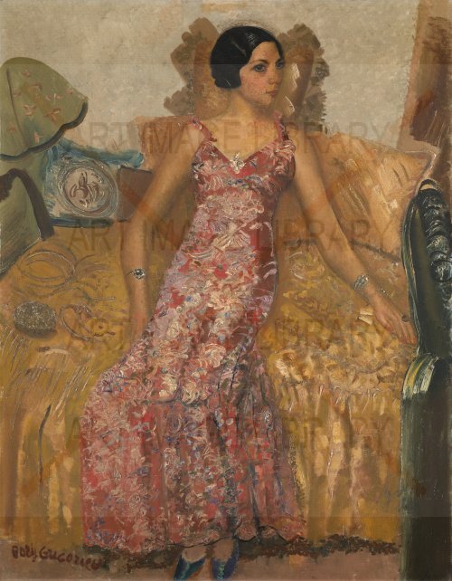Image no. 4159: Portrait of Selma Alexander (Boris Grigoriev), code=V, ord=0, date=early 20th century