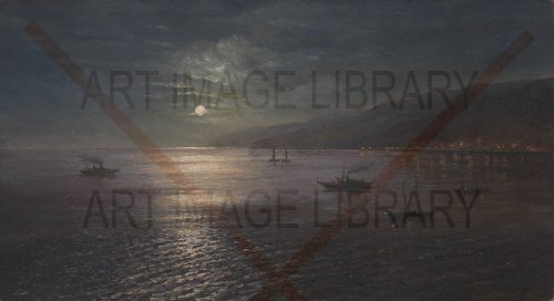 Image no. 4167: The Port of Batumi at Night (Gevorg Bashindzhagyan), code=P, ord=0, date=1909