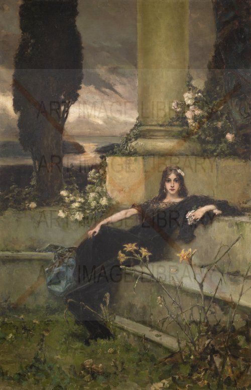 Image no. 4172: Evening Reverie (Vasily Kotarbinsky, Wilhelm Kotarbinski), code=V, ord=0, date=early 20th century