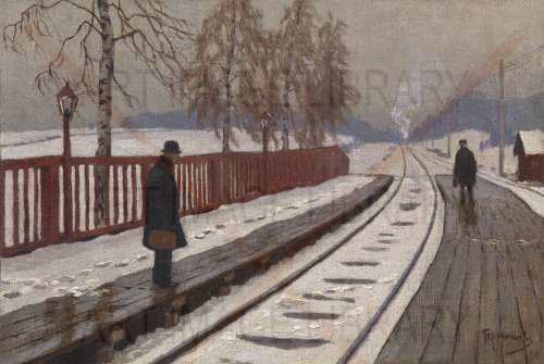Image no. 4196: Winter Street Scene and On... (Mikhail Germashev), code=H, ord=0, date=early 20th century