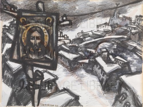 Image no. 4200: Icon above Lianozovo (Oscar Rabin), code=H, ord=0, date=1966