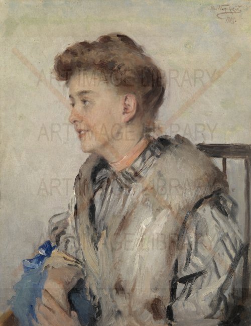 Image no. 4207: Portrait of the Artist`s W... (Vladimir Makovsky), code=V, ord=0, date=1908