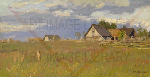 Image no. 3725: Evening Approaching. Barns (Yury Kugach), code=P, ord=0, date=1957