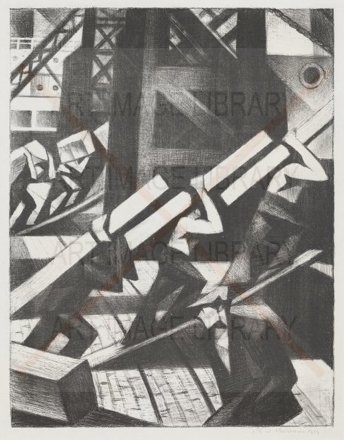 Image no. 3474: Loading the Ship (Christopher Richard Wynne Nevinson), code=V, ord=0, date=1917
