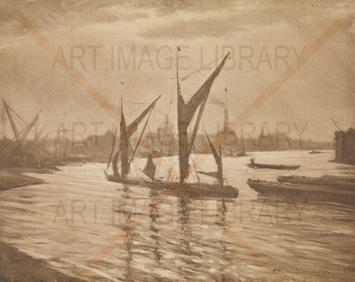 Image no. 3457: The Thames at Deptford (Christopher Richard Wynne Nevinson), code=H, ord=0, date=1930s
