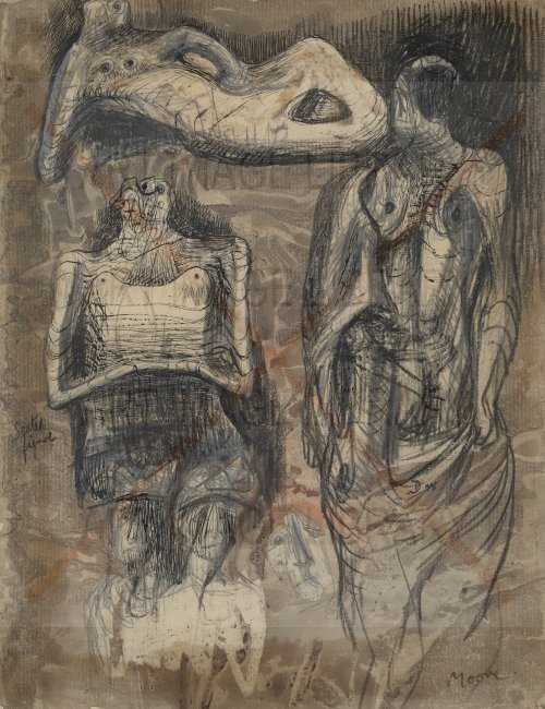 Image no. 3303: Ideas for Sculpture (Henry Moore), code=V, ord=0, date=1942