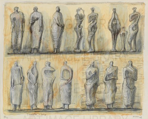 Image no. 3467: Standing Figures (Henry Moore), code=H, ord=0, date=1949